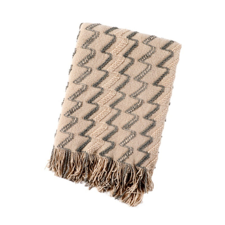 Textured Woven Throw Blanket