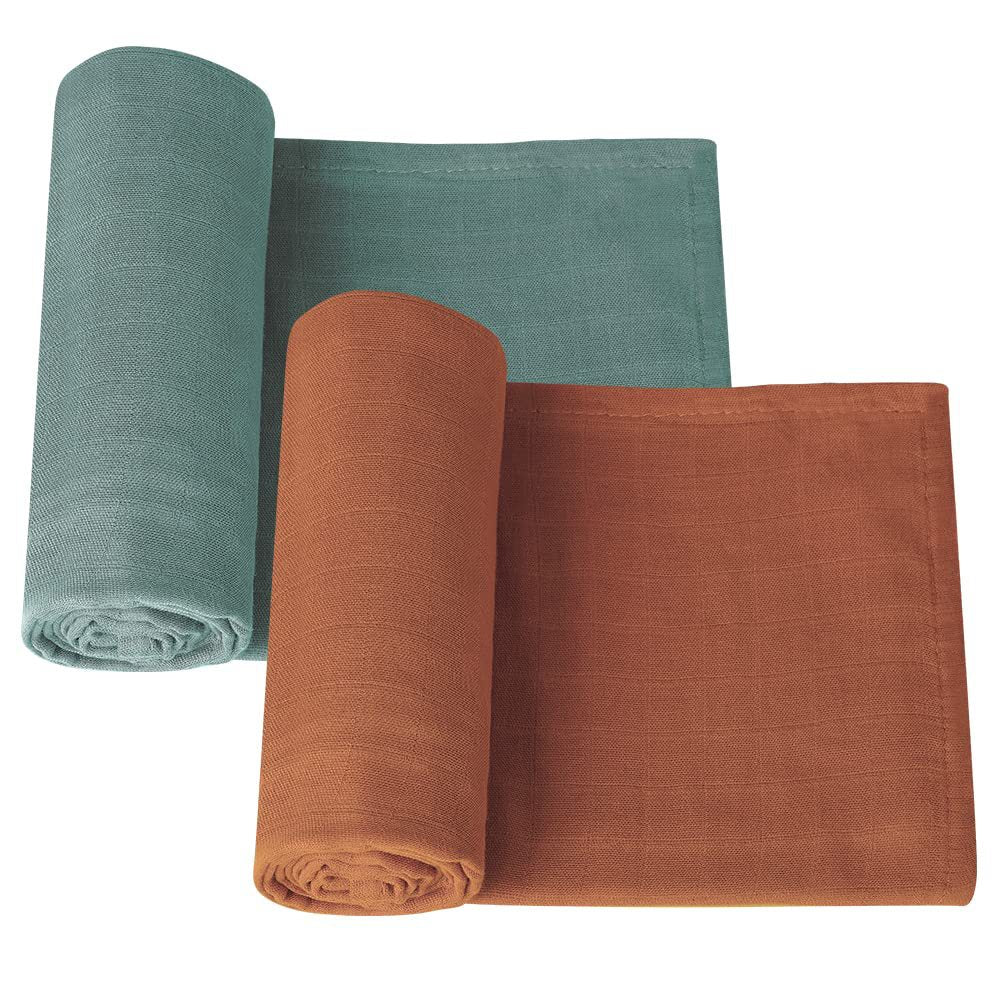 Breathable Organic Cotton Multi-Use Swaddle Blanket Stornfield