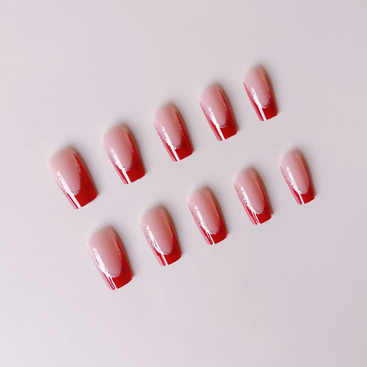 Acrylic nail set with elegant design and glamorous accents Stornfield