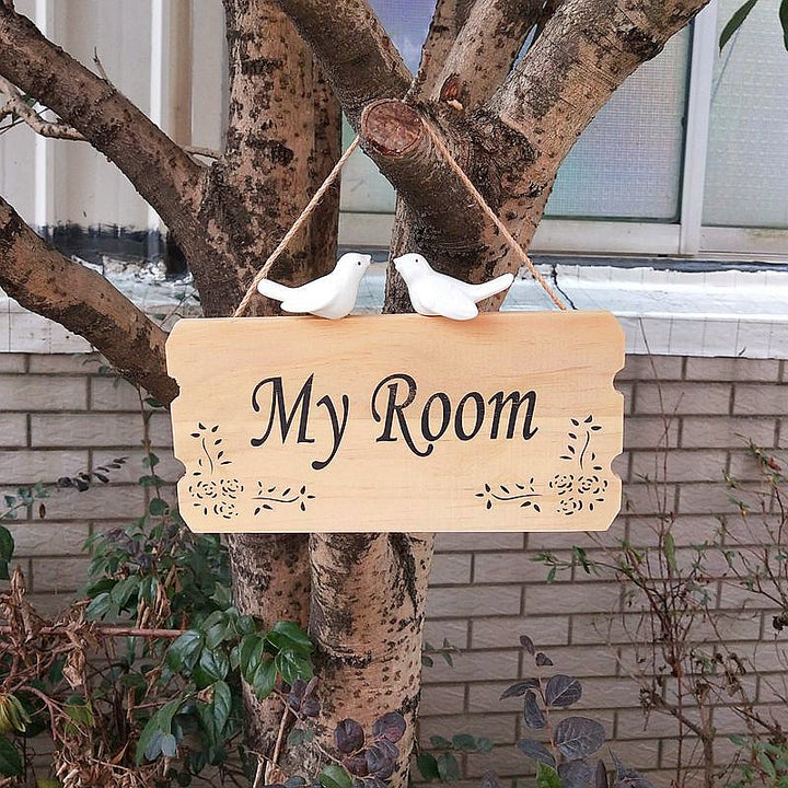 Decorative Wooden Door Shield