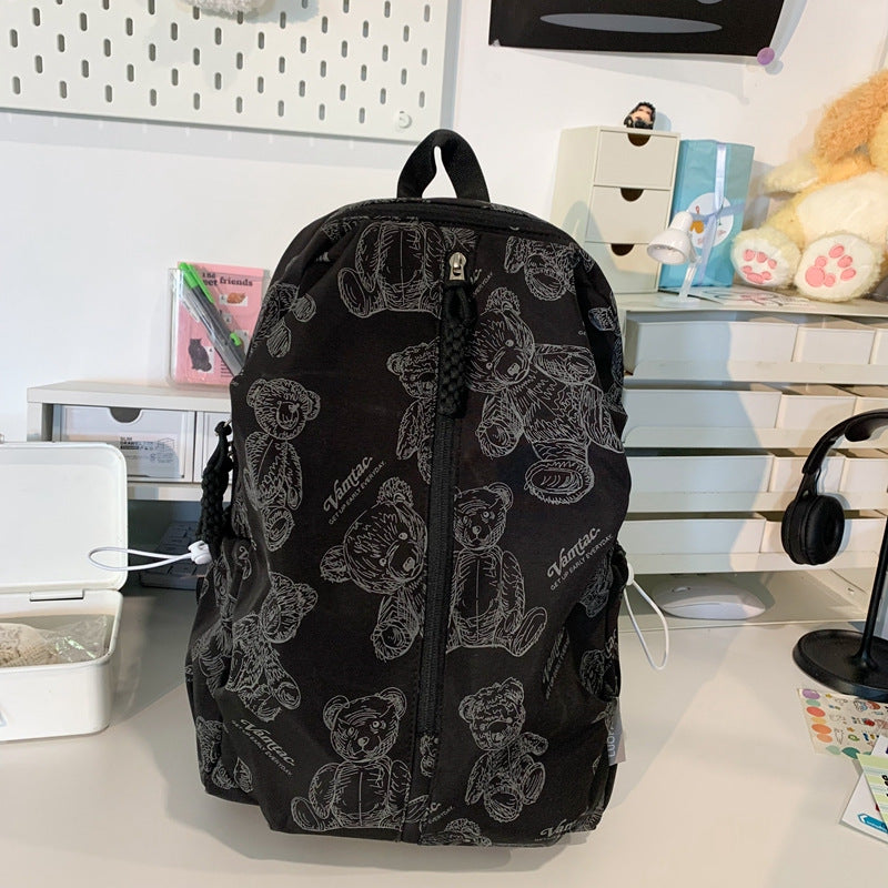 Bear-Themed Lightweight Backpack Stornfield