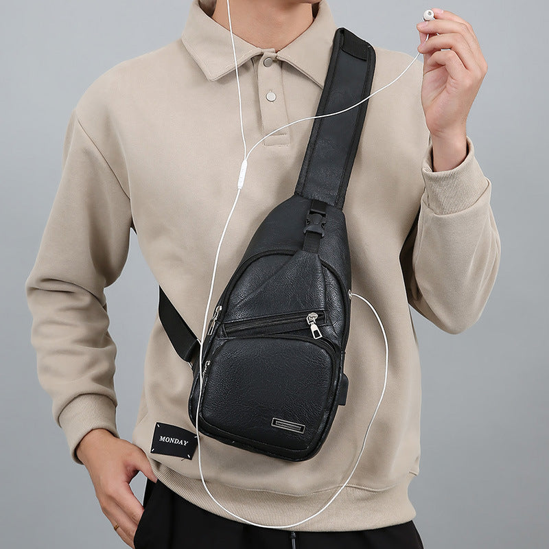 Multi-Compartment Stylish Sling Bag Stornfield