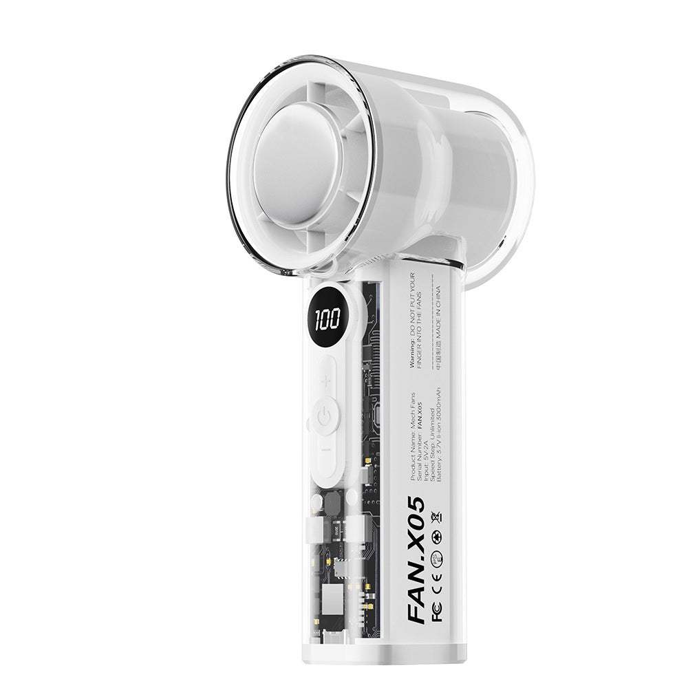 Women Portable Hand Fan with Powerful Speed Control Stornfield