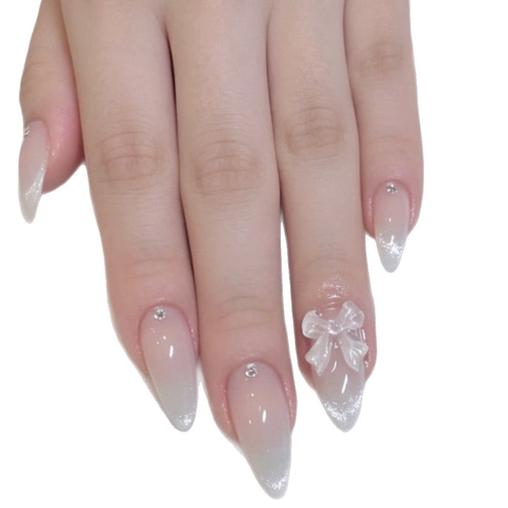 Artificial nails with elegant tip decoration Stornfield