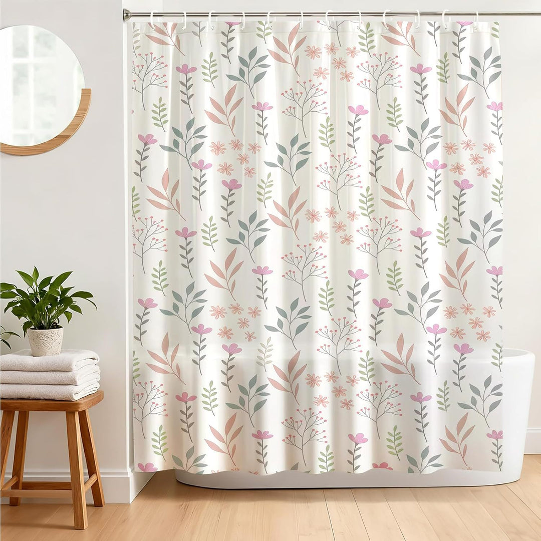 Floral Print Shower Curtain Stornfield