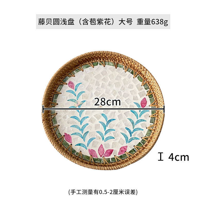 Women's Round Mosaic Serving Platter Stornfield