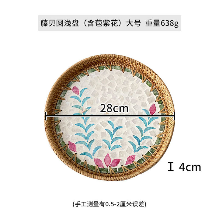 Women's Round Mosaic Serving Platter Stornfield