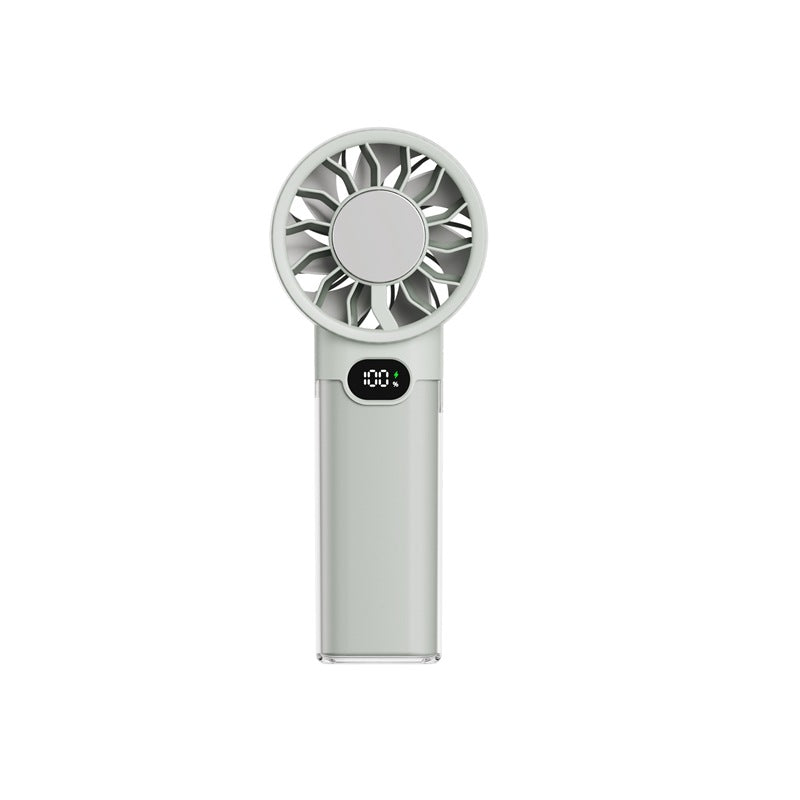 Unisex portable mini fan with LCD display Stornfield
