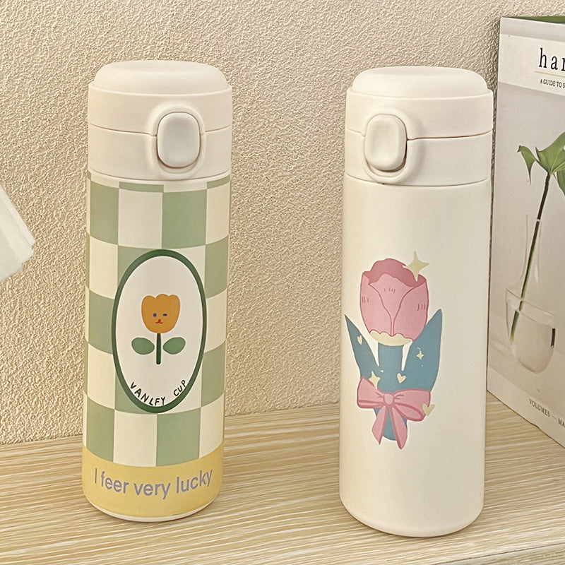 Women's Insulated Drinking Bottle with Innovative Leak Proof Stornfield