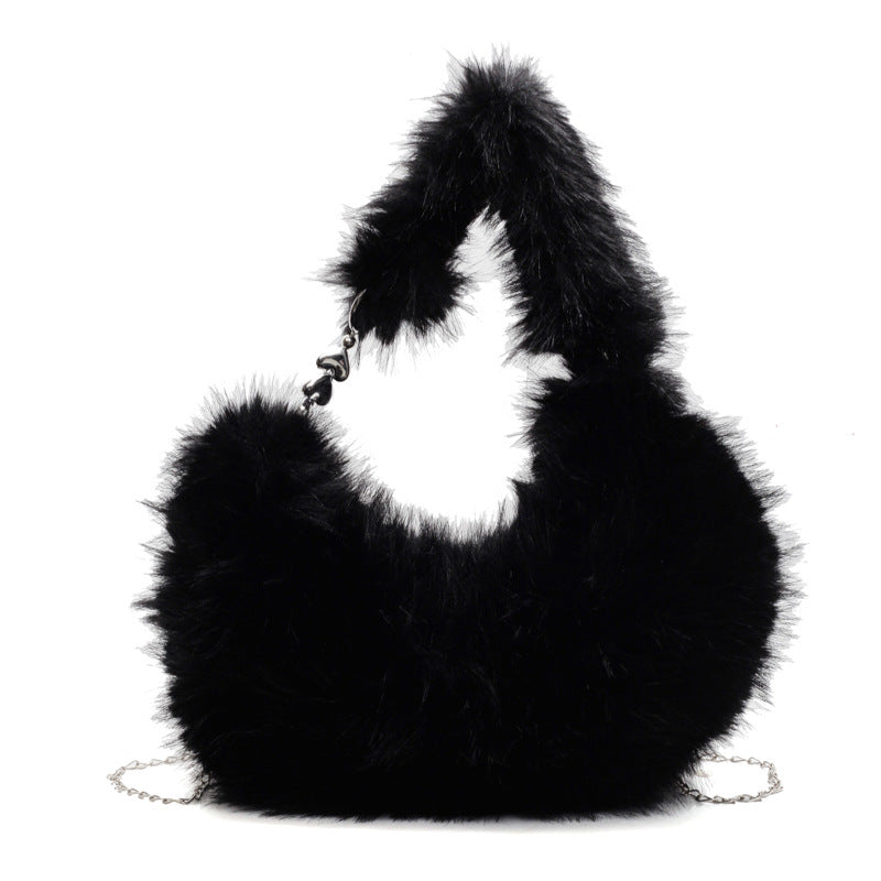 Plush Shoulder Bag with Unique Design Stornfield