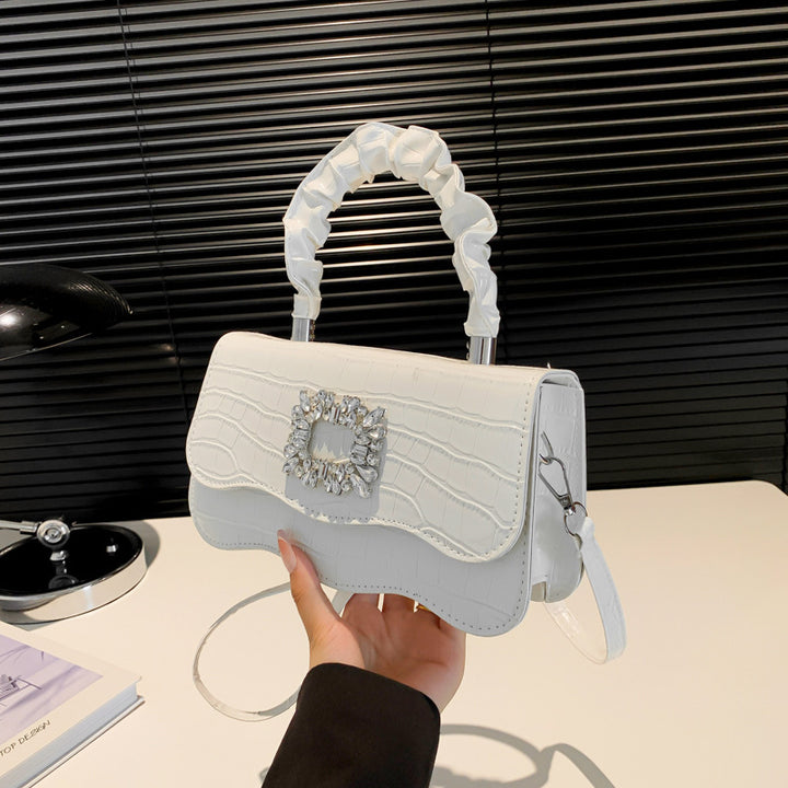 Glamorous Crocodile Texture Evening Handbag Stornfield