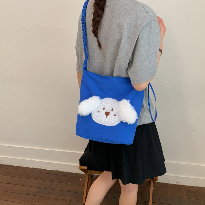 Playful Dog-Themed Shoulder Bag