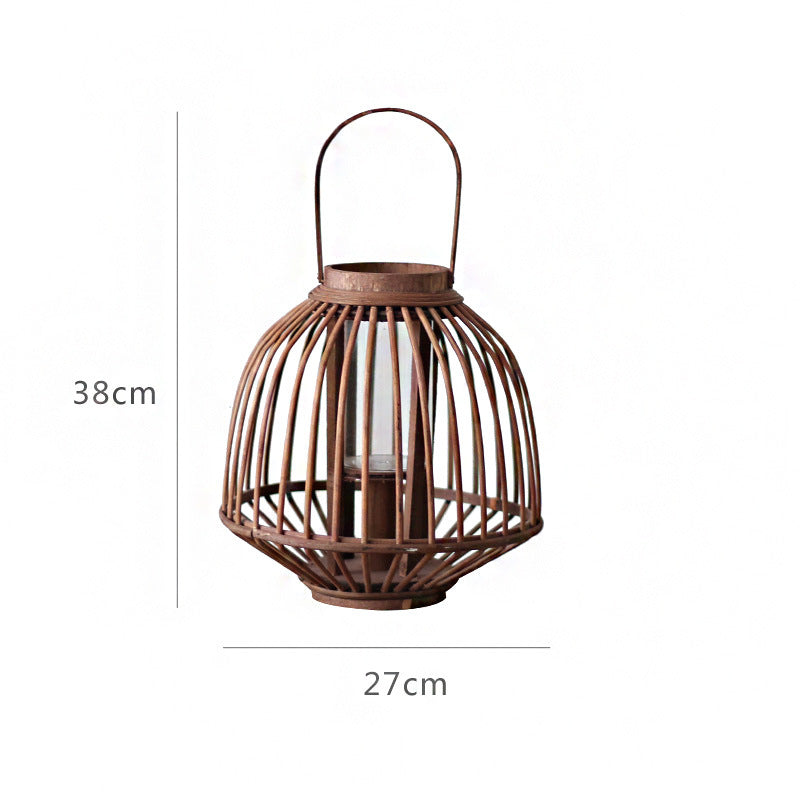 Decorative Rattan Lantern Stornfield