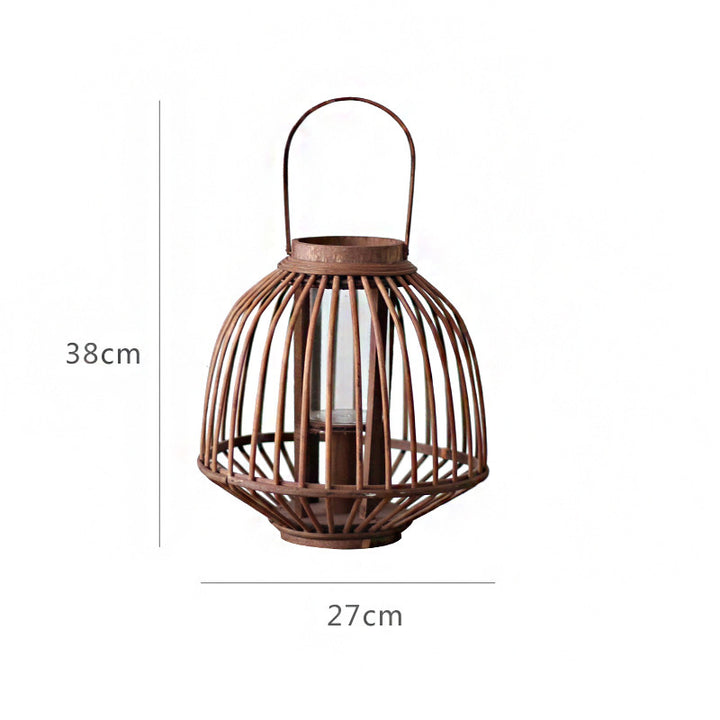 Decorative Rattan Lantern Stornfield