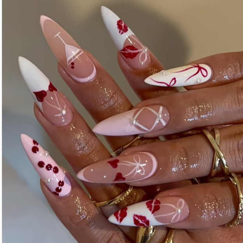 Animal-Inspired Press-On Nail Art Set Stornfield