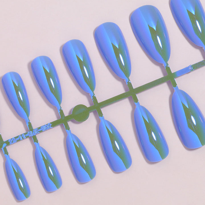 Elegant Glossy Almond-Shaped Press-On Nails Stornfield