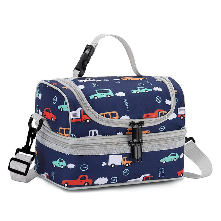Women insulated cooler bag with double compartment design Stornfield