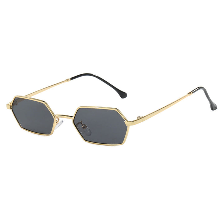 Women's hexagonal sunglasses with elegant metal frame and UV protection Stornfield