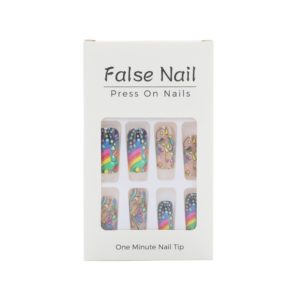 Art nails with colorful and creative motif designs Stornfield