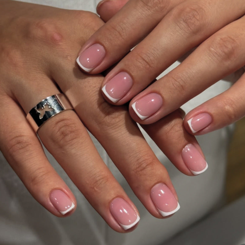 Classic French-Tip Nail Art Stornfield