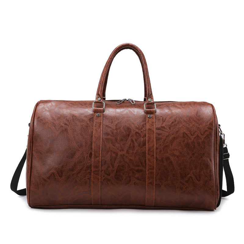 Vintage Leather Weekend Duffle Bag Stornfield