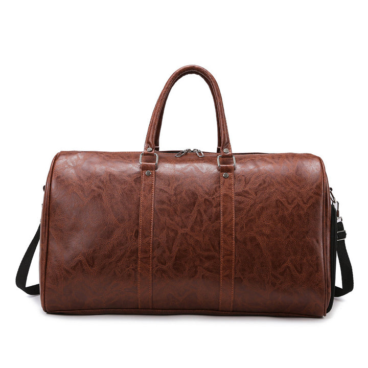 Vintage Leather Weekend Duffle Bag Stornfield
