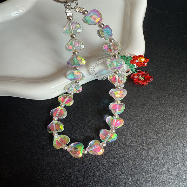 Heart-Shaped Crystal Beaded Stornfield