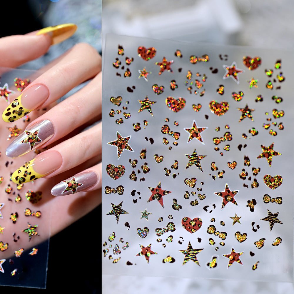 Sparkling Nail Art Stickers Set