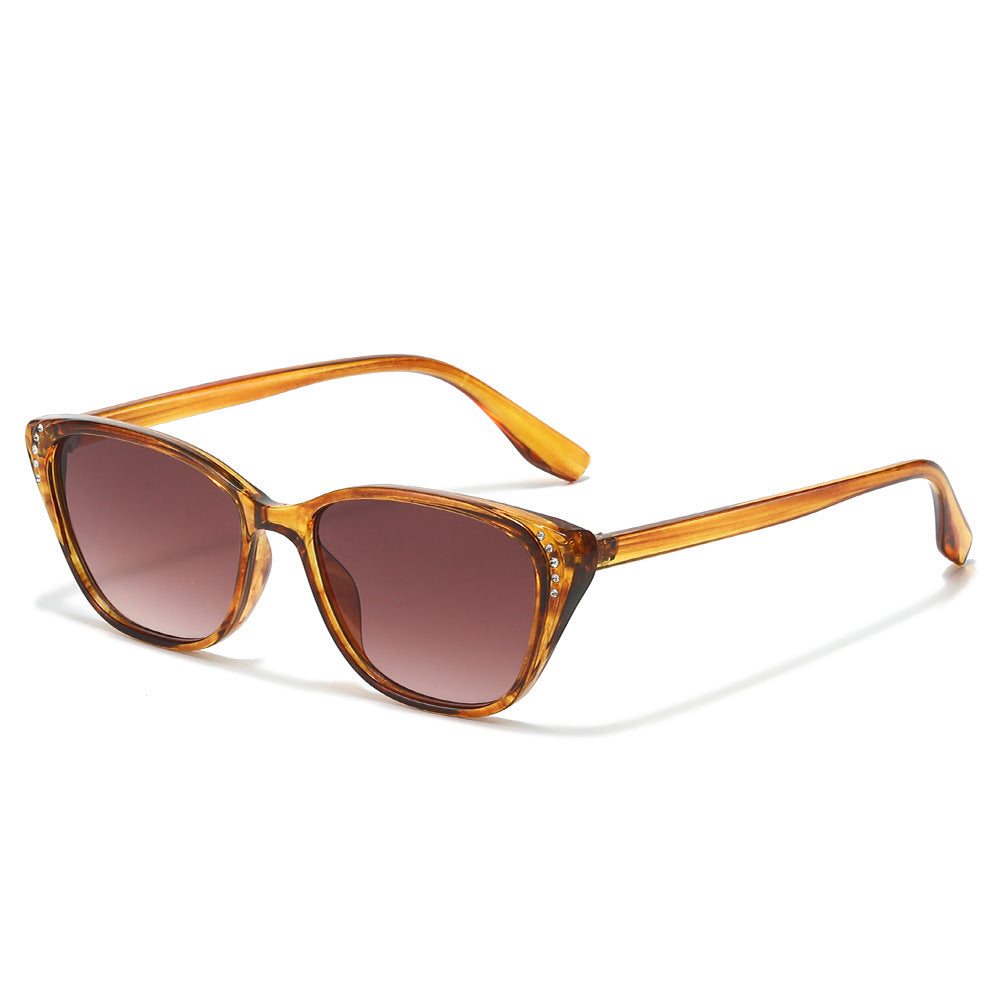 Statement Cat-Eye Sunglasses with Rhinestone Accents Stornfield