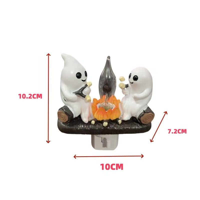 Creative Ghost Campfire Figurine Set Stornfield