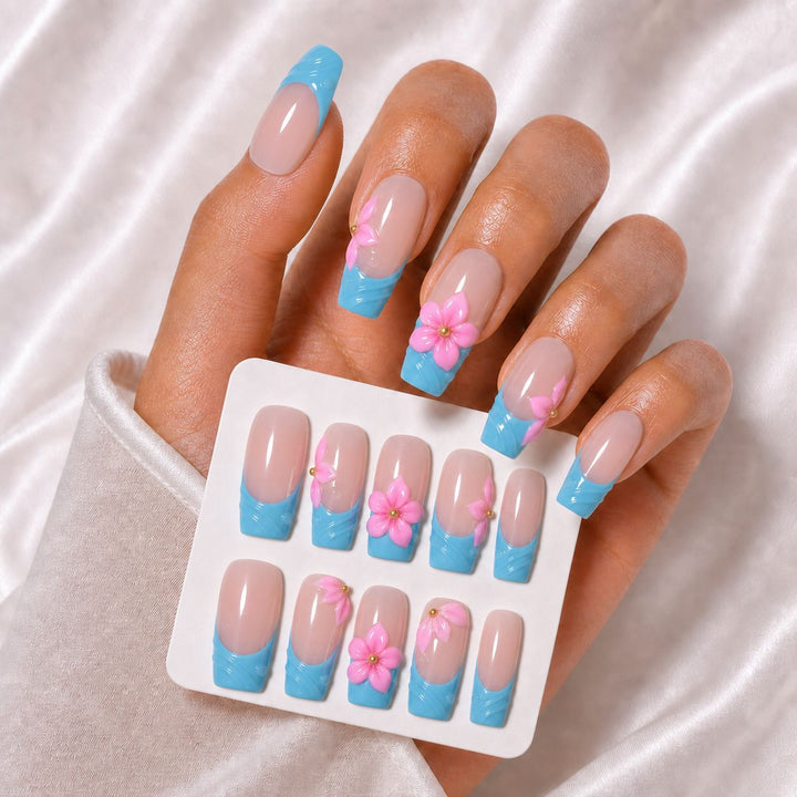 Floral Art Press-On Nail Extensions Stornfield