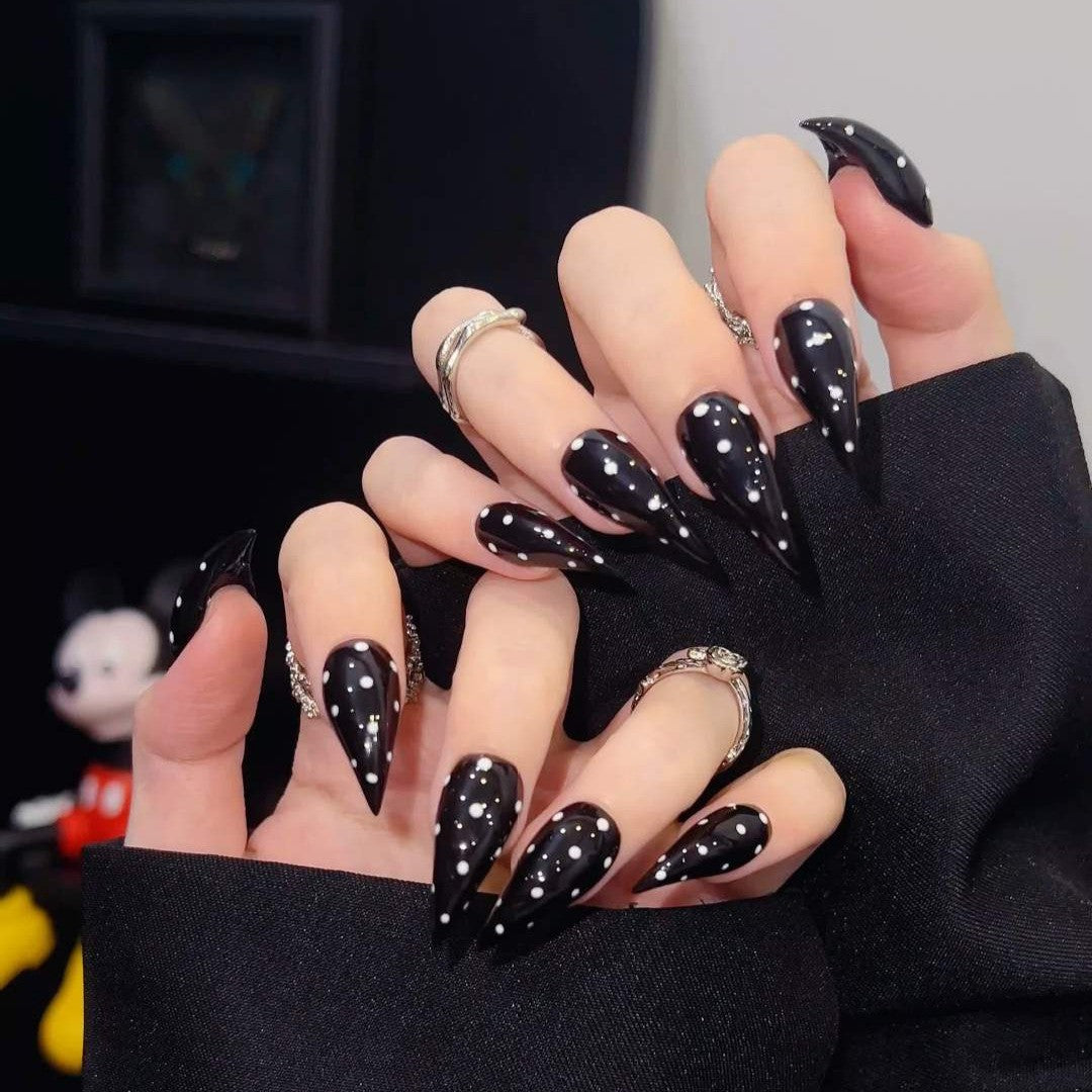 Starry Design Stiletto Press-On Nails