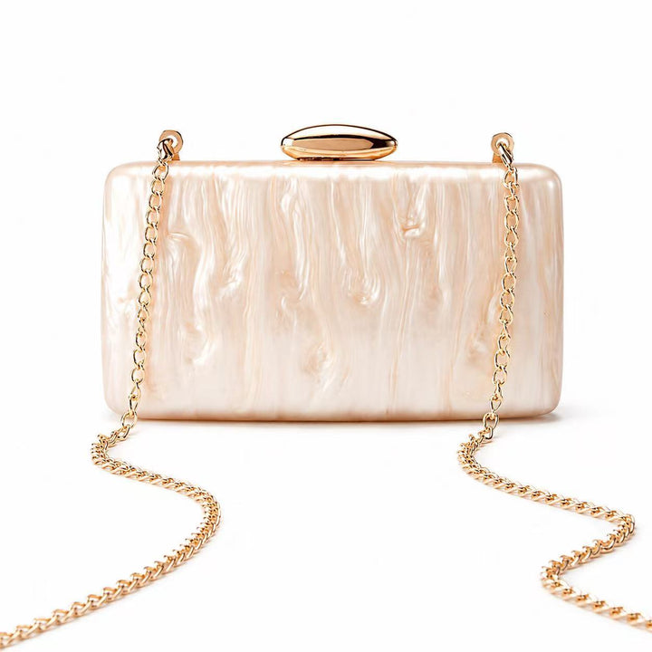Elegant Textured Box Clutch