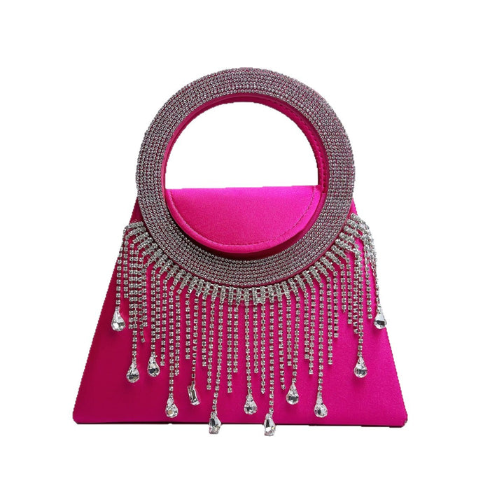 Crystal-Handled Evening Handbag