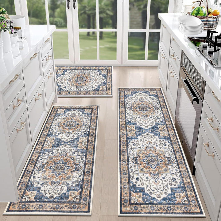 Luxurious Vintage-Inspired Kitchen Runner Mat Stornfield