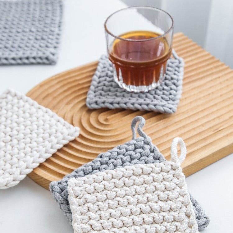 High-quality handwoven coaster Stornfield