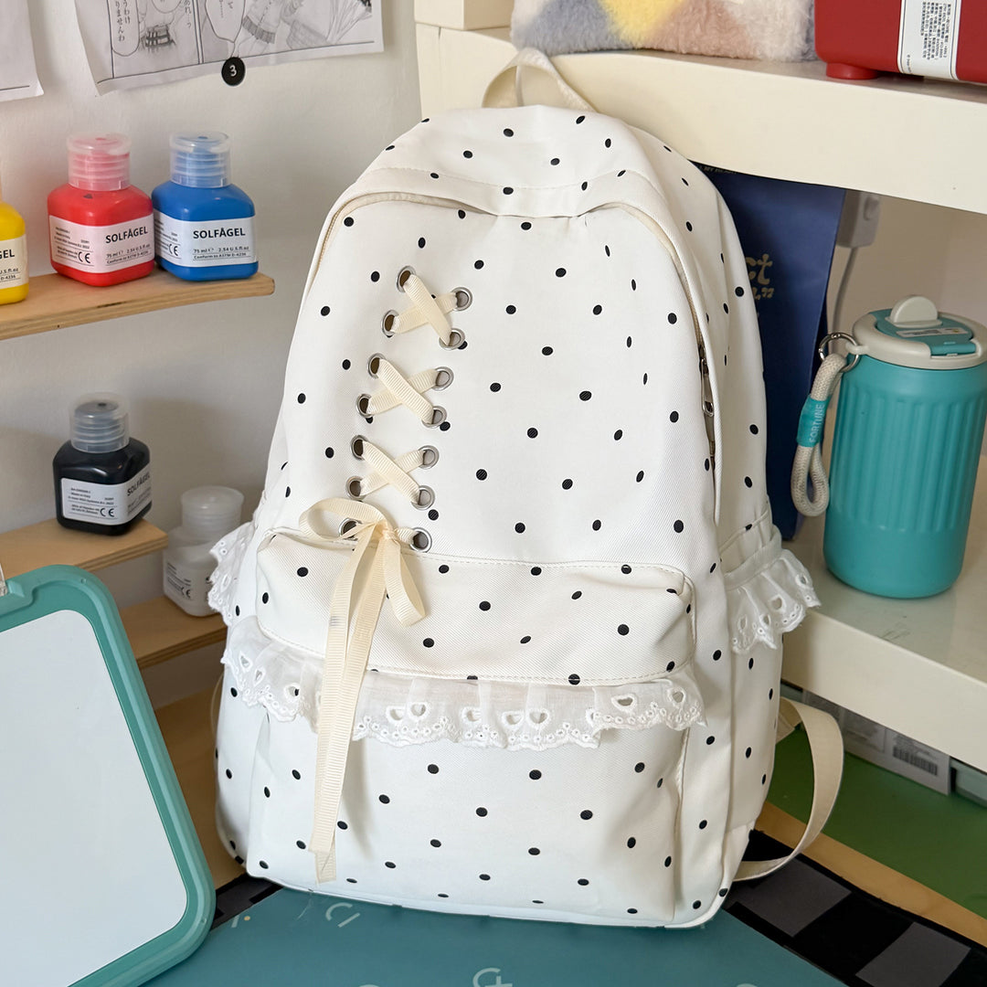Stylish Lace-Up Backpack Stornfield