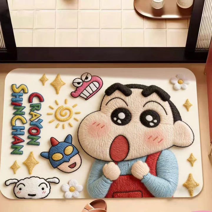 Animated Character Plush Bath Mat
