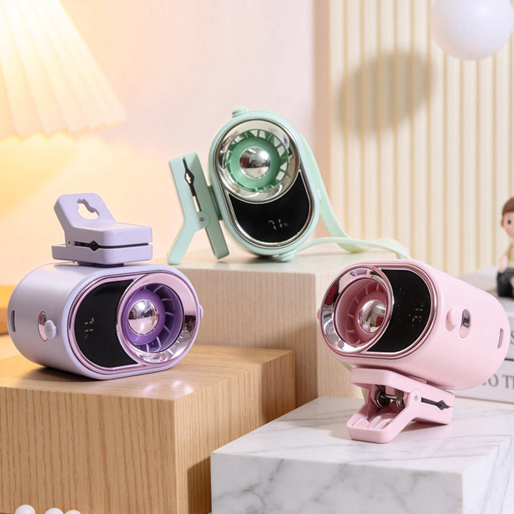 Women's Multifunctional Table Fan with Foldable Clamp Mechanism Stornfield
