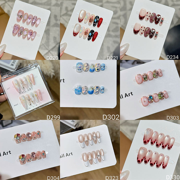Handmade Decorative Press-On Nail Set