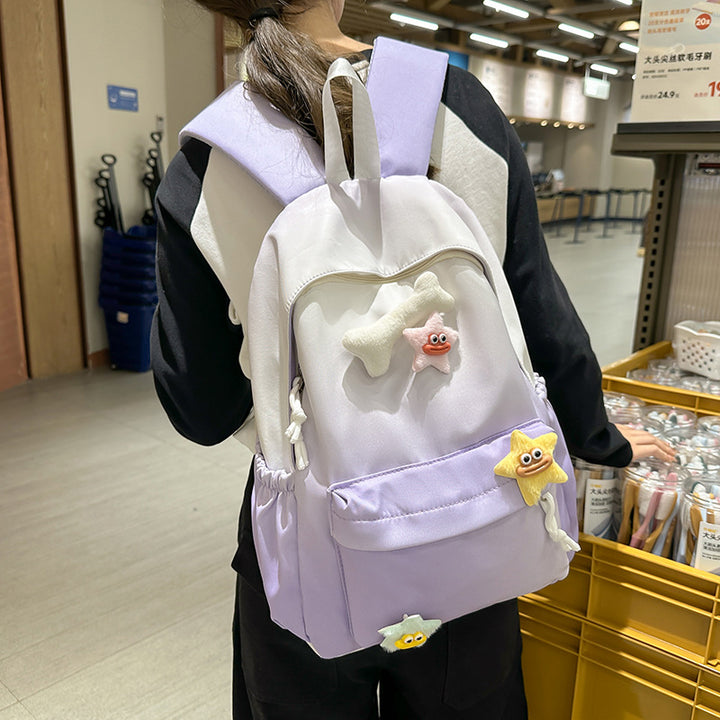 Playful Character Embellished Backpack Stornfield
