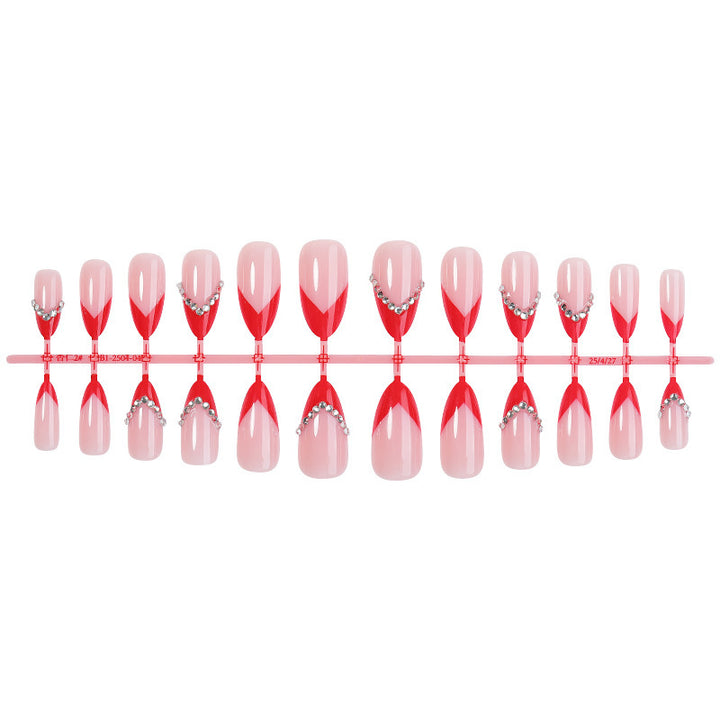 Artificial nail set with decorative accents Stornfield