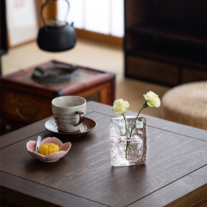 Japanese Iwasawa Handcrafted Ocean Heart Glass Vases | Stornfield