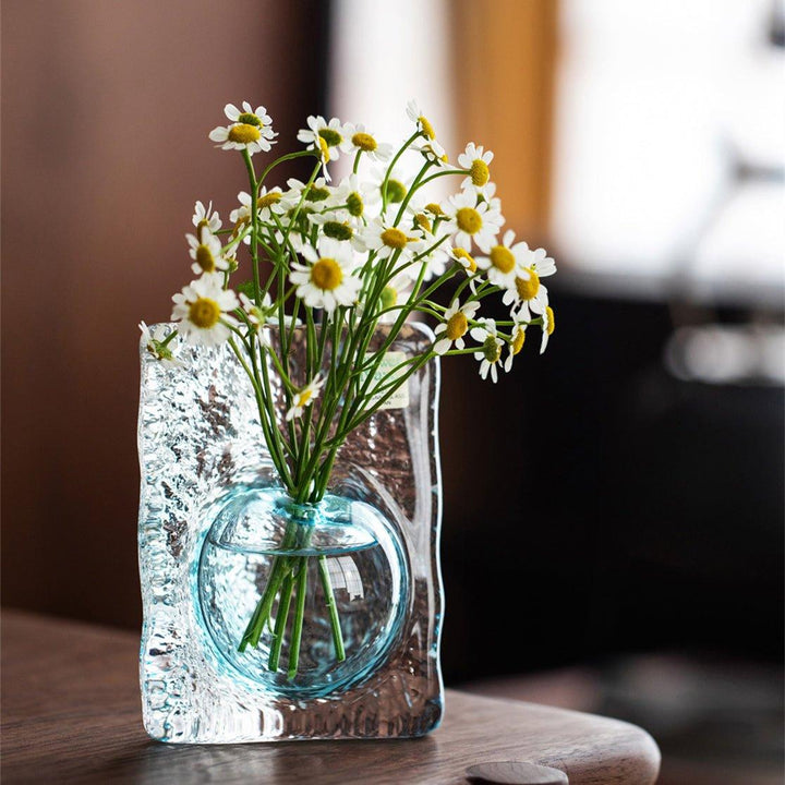 Japanese Iwasawa Handcrafted Ocean Heart Glass Vases | Stornfield