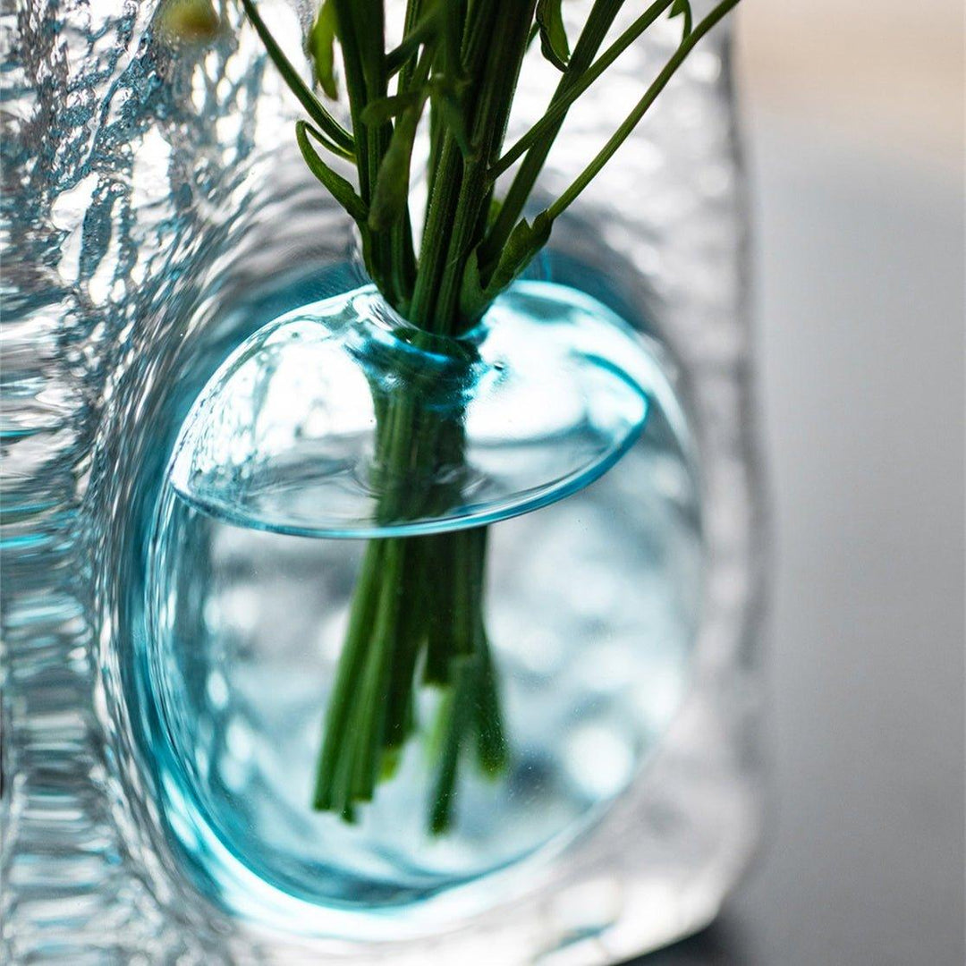 Japanese Iwasawa Handcrafted Ocean Heart Glass Vases | Stornfield