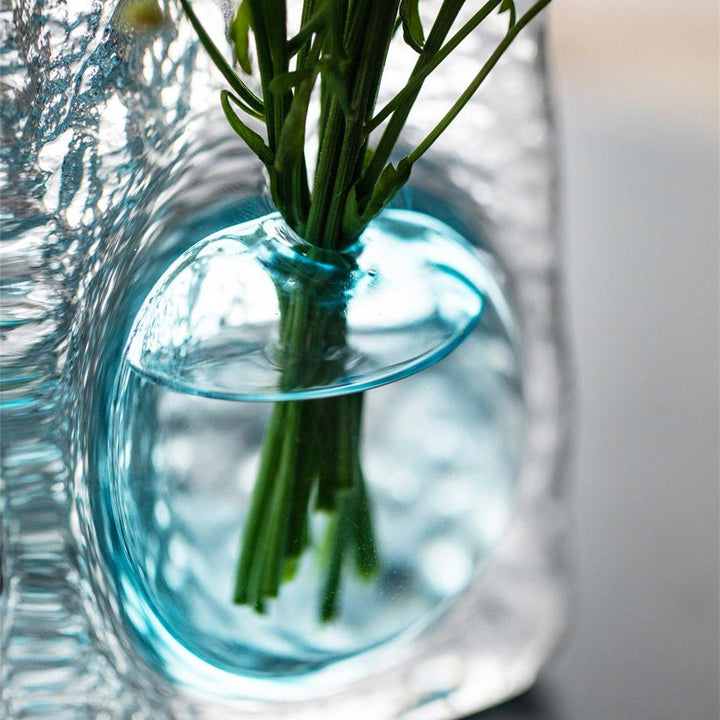 Japanese Iwasawa Handcrafted Ocean Heart Glass Vases | Stornfield