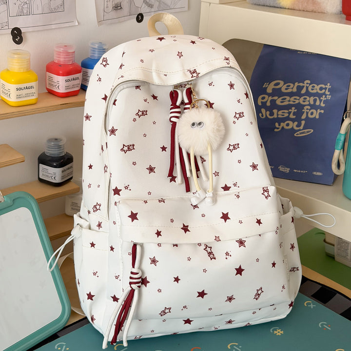 Casual Lightweight Star-Printed Backpack Stornfield