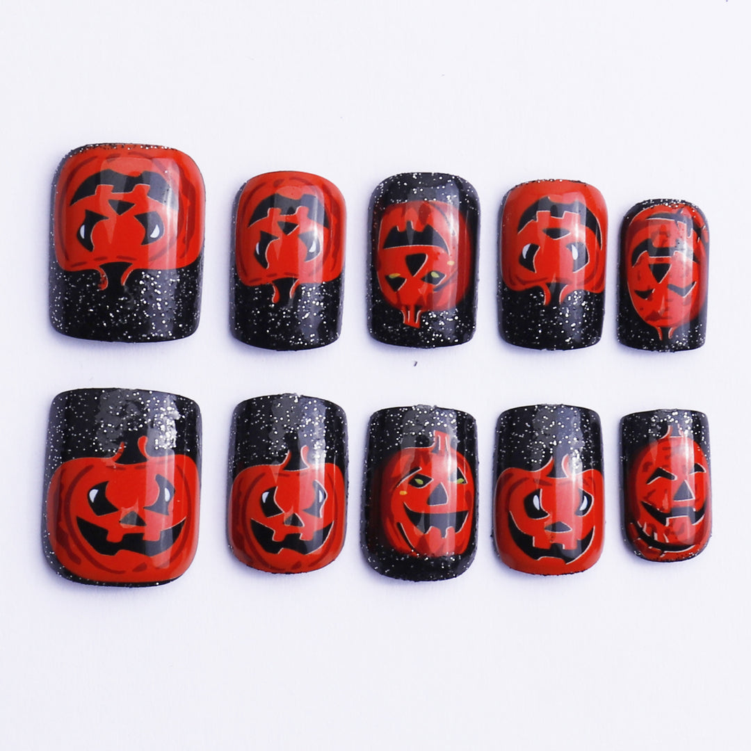 Halloween-Themed Nail Art