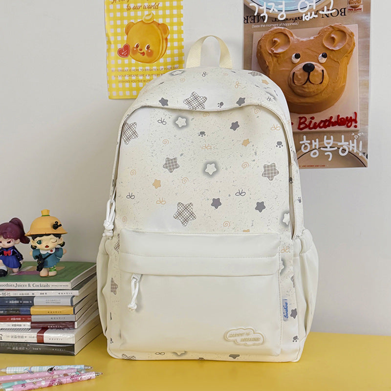 Fun Decorative Star-Patterned Backpack Stornfield