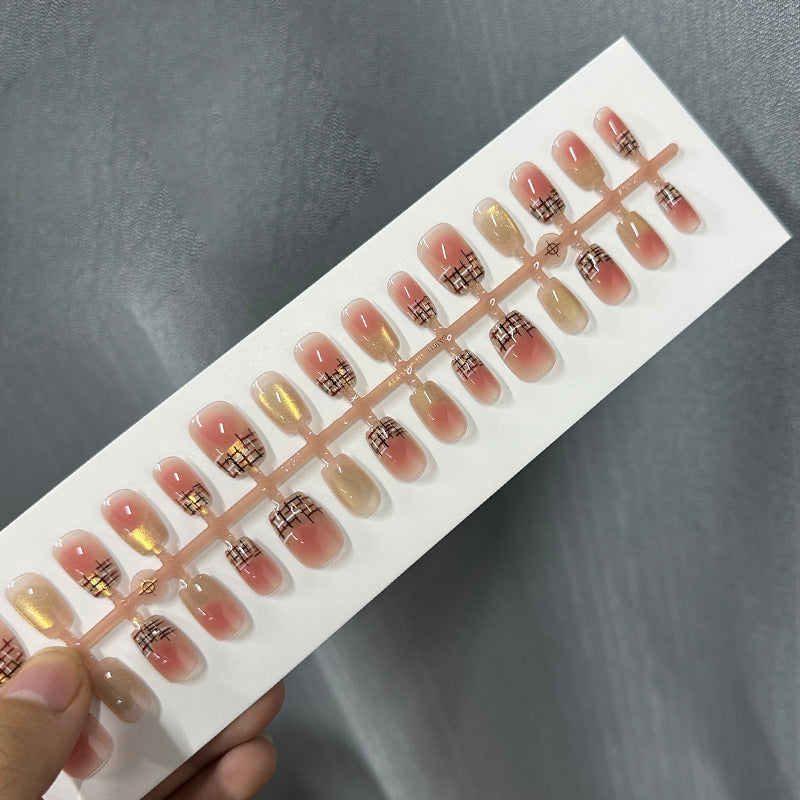 Artistic Ombre Press-On Nail Tips Set Stornfield